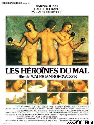 poster Cartel de la pelicula les heroines du mal