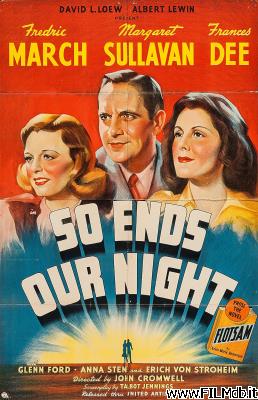 poster Affiche de film Ainsi finit notre nuit