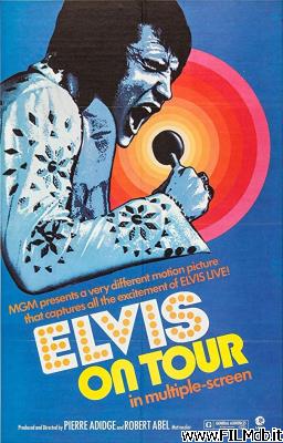 poster Affiche de film elvis on tour