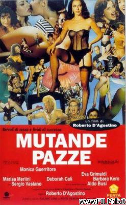 poster Cartel de la pelicula mutande pazze
