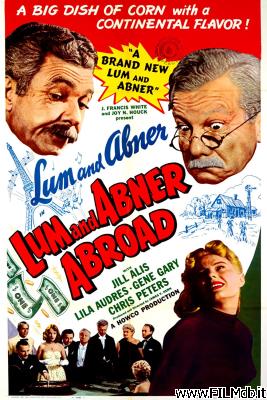 poster Locandina del film Lum and Abner Abroad