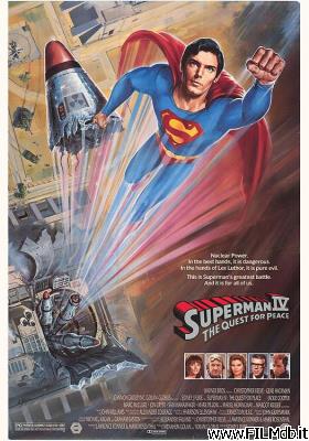 poster Affiche de film Superman IV: Le face à face