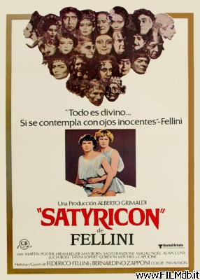 Locandina del film fellini satyricon