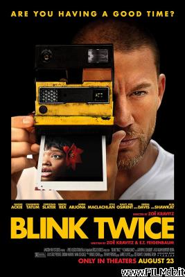 poster Affiche de film Blink Twice