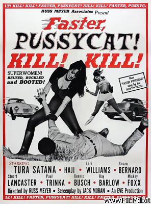poster Cartel de la pelicula faster pussycat, kill! kill!