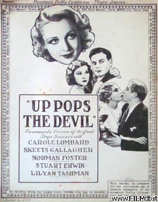 poster Cartel de la pelicula Up Pops the Devil