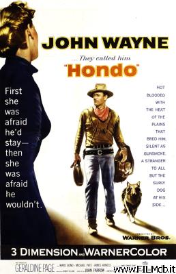 poster Affiche de film Hondo, l'homme du désert