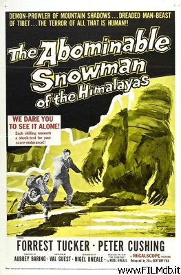 poster Affiche de film il mostruoso uomo delle nevi