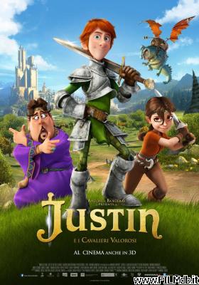 poster Affiche de film Justin e i cavalieri valorosi