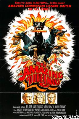 poster Cartel de la pelicula il supercolpo dei cinque doberman d'oro