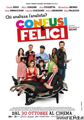 poster Affiche de film confusi e felici