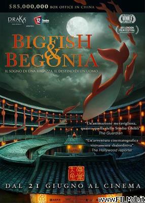 poster Cartel de la pelicula big fish and begonia