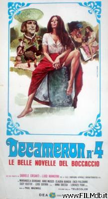 Affiche de film decameron n 4 - le belle novelle del boccaccio