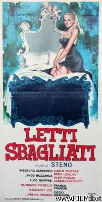 poster Affiche de film Letti sbagliati