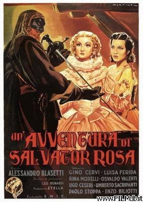 poster Affiche de film Une aventure de Salvator Rosa