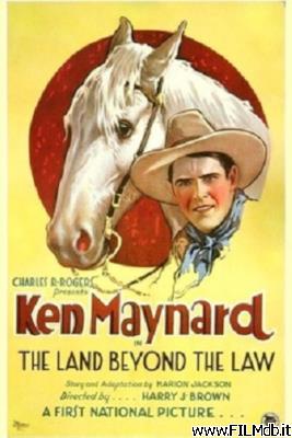 poster Locandina del film The Land Beyond the Law