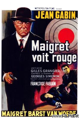 poster Poster of movie Maigret Sees Red