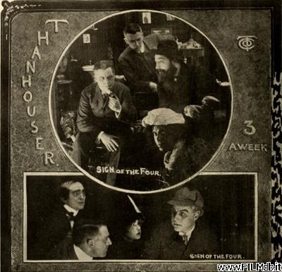 Cartel de la pelicula Sherlock Holmes Solves the Sign of the Four [corto]