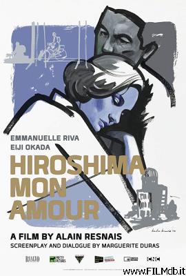 poster Locandina del film Hiroshima, mon amour