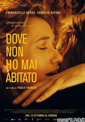 Affiche de film dove non ho mai abitato