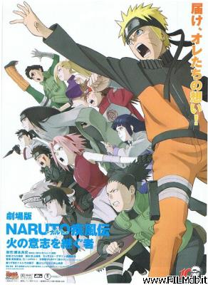Affiche de film gekijoban naruto shippuden: hi no ishi o tsugumono