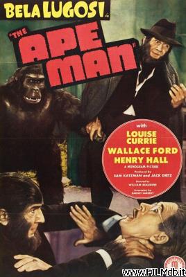 poster Affiche de film L'uomo scimmia