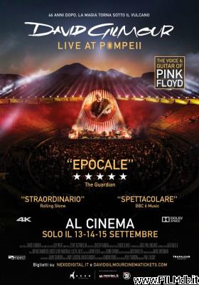 poster Affiche de film Pink Floyd's David Gilmour - Le live de Pompéi