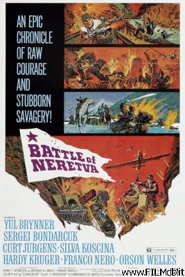 Locandina del film La battaglia della Neretva