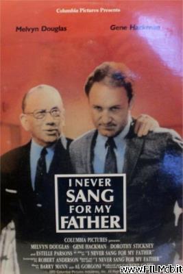 poster Affiche de film Je n'ai jamais chanté pour mon père