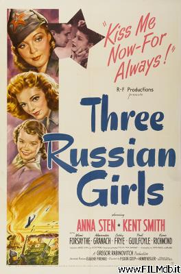 poster Affiche de film Three Russian Girls