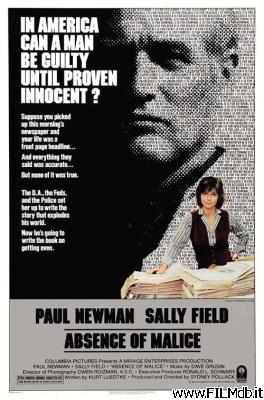 Poster of movie absence of malice