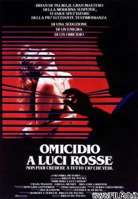 Locandina del film omicidio a luci rosse