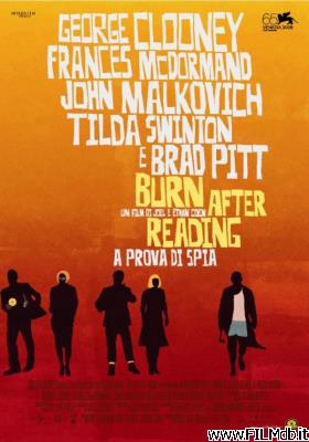 poster Locandina del film burn after reading - a prova di spia