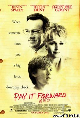 poster Affiche de film pay it forward