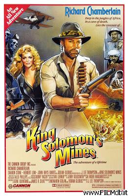 poster Affiche de film allan quatermain e le miniere di re salomone