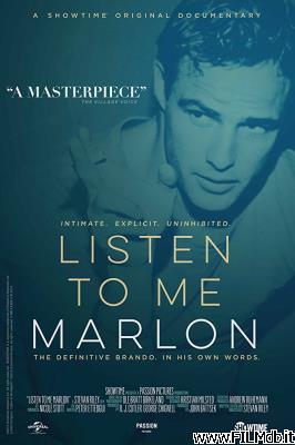 poster Cartel de la pelicula listen to me marlon
