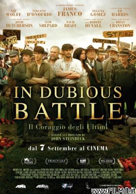 poster Affiche de film in dubious battle - il coraggio degli ultimi