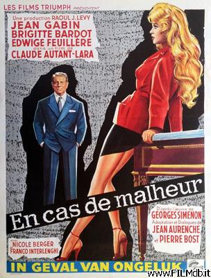 poster Affiche de film En cas de malheur