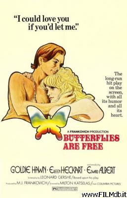 poster Poster of movie butterflies are free