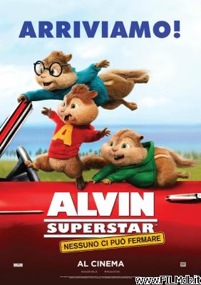 poster Cartel de la pelicula alvin and the chipmunks: the road chip