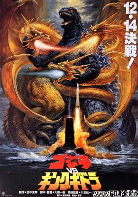 Locandina del film godzilla contro king ghidorah