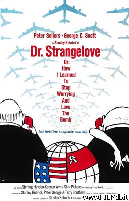 poster Cartel de la pelicula Il dottor Stranamore - Ovvero come ho imparato a non preoccuparmi e ad amare la bomba