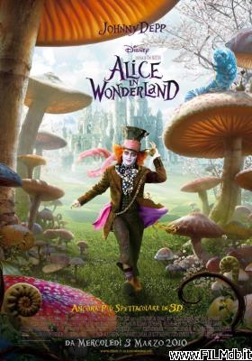 Locandina del film alice nel paese delle meraviglie