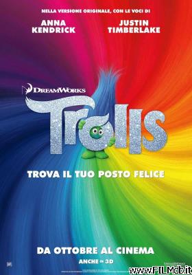 poster Affiche de film trolls