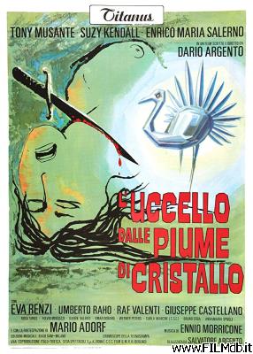 Locandina del film L'uccello dalle piume di cristallo