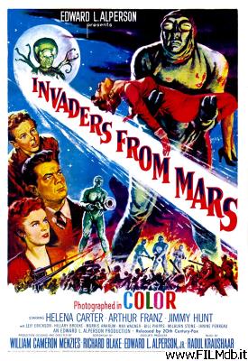 poster Affiche de film Les Envahisseurs de la planète rouge