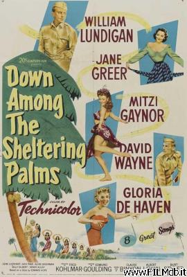 poster Locandina del film Down Among the Sheltering Palms