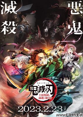 Affiche de film Demon Slayer: Kimetsu No Yaiba - Verso il villaggio dei forgiatori di katana