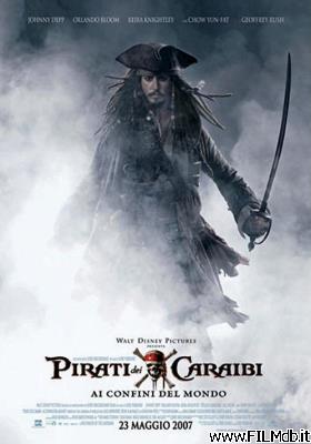 poster Affiche de film Pirati dei Caraibi - Ai confini del mondo