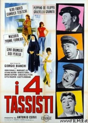 poster Affiche de film i 4 tassisti